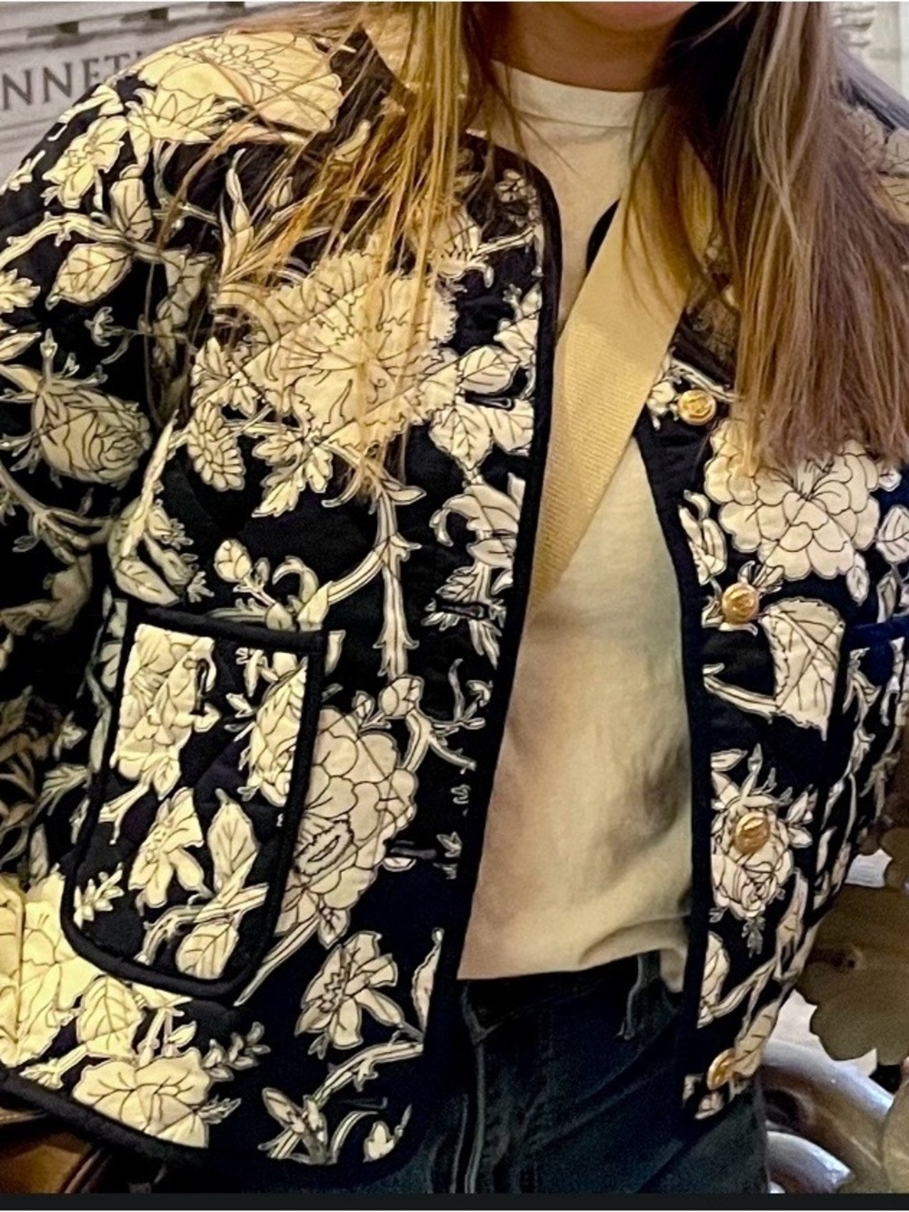 Floral Quilted Jacket